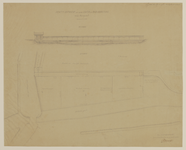 216691 Plattegrond en opstand van het ontwerp voor een zwembad met overdekt 'perron' in de Biltsche Grift aan de ...
